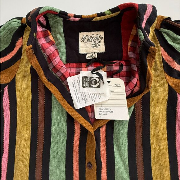 Ace & Jig Dottie Blouse in Delight, Size Medium - Picture 5 of 5